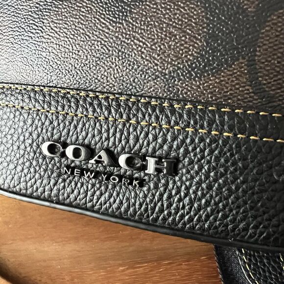 Coach Men's Hudson Small Pack In Signature Canvas - Picture 8 of 16